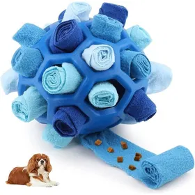 Comparer les prix de Balle à Renifler Chien Intelligentes pour Chiens Jouets à Mâcher Lavables Jouets Interactifs Encourager Les Compétences Bleu BALLE
