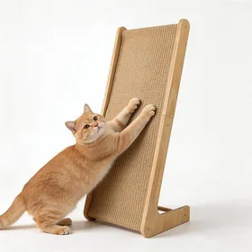 Meilleurs prix pour Griffoir pour Chat en Forme de L 2 en 1 Grattoir Chat en Sisal Naturel et Bois Massif Planche à Gratter pour Protection de GRIFFOIR