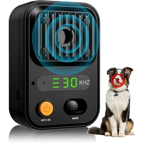 Meilleurs prix pour Dispositif anti-aboiements ultrasonique - Virex® - 3 modes - Portée 10 m - Rechargeable - Étanche IPX4