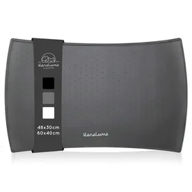 Meilleurs prix pour Tapis de bol en silicone Premium - KaraLuna - Tapis antidérapant pour bol de nourriture ou bol de chat I Tapis d'alimentation (LG)