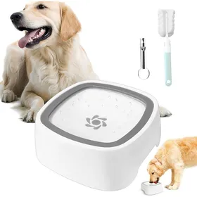 Comparer les prix de Gamelle Eau Chien Anti Eclaboussure  15L Gamelle Anti Eclaboussure Chien Gamelle Chien pour Animal Anti-Dé Bordement Gamelle