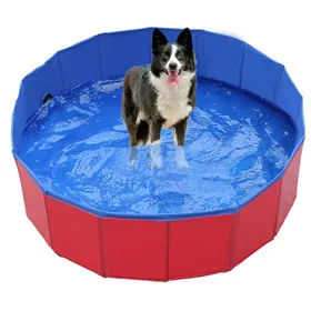 Meilleurs prix pour Piscine pliable pour chiens et chats bassin pour enfants en plastique rigide pliable en PVC pour lextérieur Label
