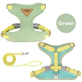 Meilleurs prix pour Harnais réglable pour chat - Phoesky - Gilet anti-évasion - Sangle de poitrine - Pour 3.5-6.5 kg - Vert