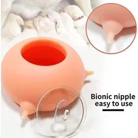 Comparer les prix de 3 tétines en silicone pour chiots et chatons distributeur de lait à bulles en silicone
