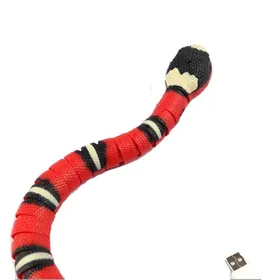 Meilleurs prix pour Jouet interactif pour chat jouet électronique à détection intelligente simulation de serpent modèle animal pour le dressage des