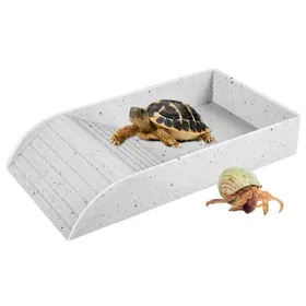 Comparer les prix de Gamelle eau pour tortue - MARQUE - 305 x 148 x 58 cm - Plastique ABS - Antidrapante - Multifonctionnelle Granit Granit GAMELLE