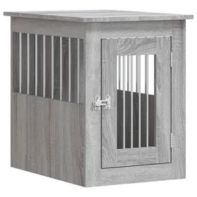 Meilleurs prix pour “Winter SaleTOP niche pour chien polyvalente jouerr Gris - Meuble de cage pour chiens sonoma gris 45x62x59cm PRO93425