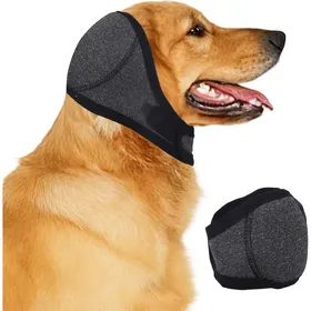 Comparer les prix de Cache-Oreilles pour Chien Réglable Bonnet Douche Chien Antibruit Confortable Silencieux Bonnet Apaisant Protège-OreillesM