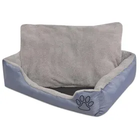 Comparer les prix de Automne/hiverLit pour chiens avec coussin rembourré Taille S Gris - HAuteur:17cm - Grande Taille &FR_828171