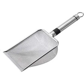 Meilleurs prix pour Pelle à Litière pour Chat avec Poignée en Métal Nettoyant Pelle à Sable Pelle à Tamis pour Chat Animaux Domestiques 2mmx2mm