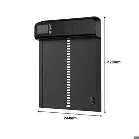 Comparer les prix de Porte Automatique pour Poulailler - Alliage dAluminium - Minuterie et Écran LED - Pour Volailles Multicolore POULAILLER