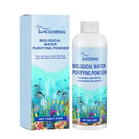 Comparer les prix de Poudre algicide daquarium - Nettoie leau élimine mousses et algues soluble rapide purificateur anti-algues ENTRETIEN