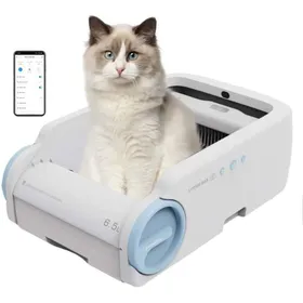 Meilleurs prix pour Litiere Chat Autonettoyante，Anti-pincement et sans Odeur，Conception Ouverte Utilisable Immédiatement par Les Chats