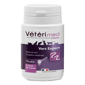Meilleurs prix pour Vermifuge naturel - VÉTÉRIMED - Vers Expert CHAT - 15 comprimés - Fabriqué en France - Adulte