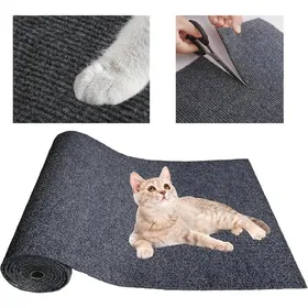 Comparer les prix de Griffoir pour chat 30 x 100 cm pour canapé - Tapis à griffer autocollant - Protège les canapés et fauteuils - Découpable - Anti-grif