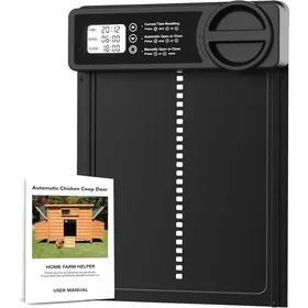 Meilleurs prix pour Porte Automatique Poulailler avec Minuterie du Soir/Matin Porte Poulailler Automatique Anti-pincement Alliage daluminium YYV