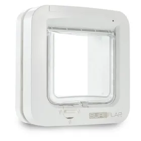 Comparer les prix de Chatière électronique - SUREFLAP - Blanc - 142x120 mm - Lecture de puce - Jusquà 32 puces - Reconditionné - Excellent état