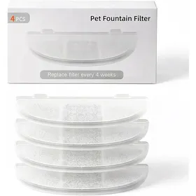 Comparer les prix de 4 Fontaine a Eau Chat Filtres Filtres pour Distributeur d& 39 eau pour Animaux W9-N 4 cartouches filtrantes + 4 éponges filtrantes