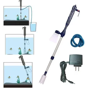 Comparer les prix de Nettoyeur aquarium électrique automatique aspirateur gravier avec batterie nettoyage eau efficace