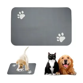 Meilleurs prix pour Tapis Chat Gamelle Absorbant40 60 cm Tapis pour Gamelle Chien AntidrapantTapis Nourriture Chat LavableTap KIT ACCESSOIRE POUR REPAS