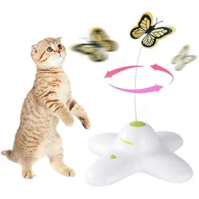 Comparer les prix de Jouets interactifs pour chat - Jouet flottant pour chat papillon - Jouet automatique pour chat dintérieur