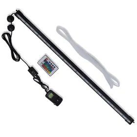 Meilleurs prix pour Lampe LED daquarium RVB - VIDAXL - 71 cm - Changement de couleur - Télécommande - Étanche IP67 - Économe en énergie