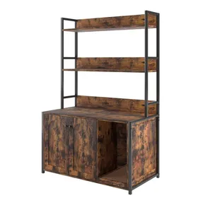 Meilleurs prix pour ARBRE A CHAT - TOYS SELLING - Meuble pour Litière à Chat avec Griffoir90X45X132CM