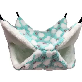 Meilleurs prix pour Hamac pour petite cage pour animaux de compagnie hamac superposé Sugar Glider hamac chaud pour cage de cochon dInde YYV