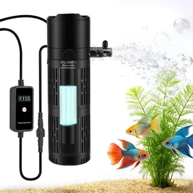 Comparer les prix de Filtre intérieur 5 en 1 pour aquarium avec stérilisateur UV et minuteriepompe filtrante silencieuse 500 l/h pour aquariumventila