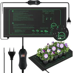 Comparer les prix de Tapis Chauffant 50W pour Plantes Reptiles et Semis avec Thermostat Label