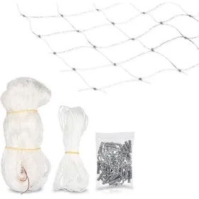 Comparer les prix de Filet de sécurité pour chat – Protection transparente pour balcon et fenêtres – Matériau nylon résistant aux UV – Taille 6 x 3 m –