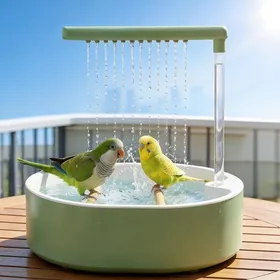 Meilleurs prix pour Bain doiseaux Douche pour Perroquets Douche doiseaux Douche pour Perroquet Bain doiseaux Autatique avec Eau e FONTAINE A EAU