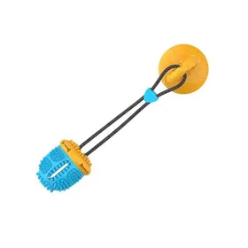 Meilleurs prix pour Ventouse résistante aux morsures pour chien jouet de meulage TPR pour chiot jouet à mâcher en forme de pommes de pin jouet à