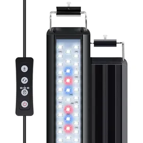 Comparer les prix de Lampe aquarium LED 42-62cm minuterie 3 couleurs blanc bleu rouge 42-62CM ECLAIRAGE