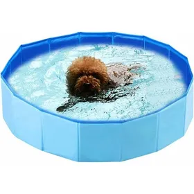 Meilleurs prix pour Piscine pliable pour chien pataugeoire pour chien baignoire pour chien bleu (taille : 60 x 20 cm) Fei Yu