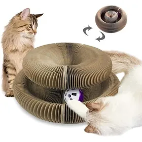 Comparer les prix de Griffoir pour Chat Carton avec Balle Magic Organ Cat Scratching Board Griffoir Magique pour Chat Lit pour Chat Pliable