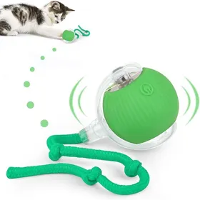 Comparer les prix de KEWUZY Electric Cat Ball with LED Light 360° Interactive Cat Toy Automatic Modeling with Rope USB Rech BORNE DE DISTRIBUTION DEAU
