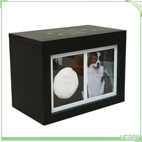 Comparer les prix de VGEBY Urne de chien Urnes commémoratives pour animaux de compagnie pour chiens ou cendres pour chats avec animalerie hamac Noir