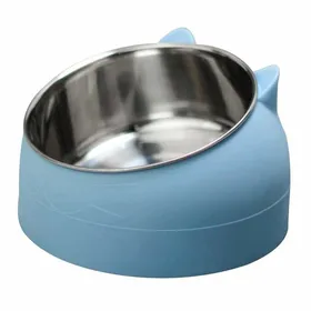 Comparer les prix de Gamelle en acier inoxydable - HANDEIU - Multifonction - Pour chat - Design incliné - Antidérapante
