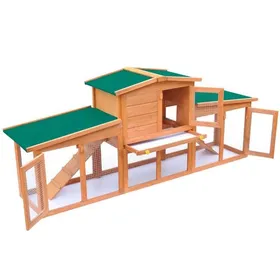Comparer les prix de Bon plan Clapier Lapins Petit enclos - JILI HOT - Clapier large pour petits animaux avec toits Bois - Pour Jardin Thome5846647