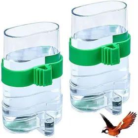 Comparer les prix de Bouteille deau en Cage à Oiseaux 2 Pièce Oiseaux Mangeoires Eau AutomatiqueAbreuvoir Automatique pour Oiseaux13.4 x 7.5 x 3.2 CM