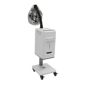 Meilleurs prix pour Casque de coiffure - 500W 0-60℃ - nano ions négatifs - avec roues et tiroirs - blanc