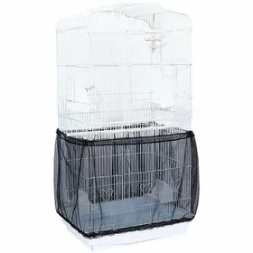 Comparer les prix de Jupe en maille pour cage à oiseaux pour animaux de compagnie, filet en nylon pour attrape-graines, noir, L