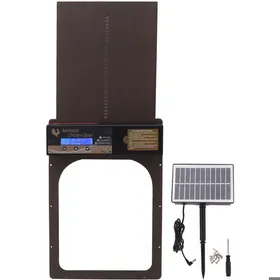 Meilleurs prix pour Porte de poulailler automatique minuterie à énergie solaire IP45 étanche en aluminium volaille portes automatiques de poulailler N