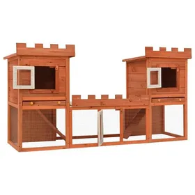 Meilleurs prix pour Bon plan Clapier Lapins Petit enclos - JILI HOT - Clapier large dextérieur - avec maison double - Pour Jardin Thome2656160