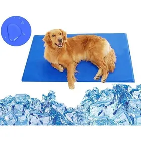 Comparer les prix de Tapis rafraîchissant en gel pour animaux de compagnie 70 x 110 cm Bleu