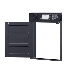 Comparer les prix de Grande Porte Automatique Solaire pour Poulailler 27.5x36cm - Télécommande&USB-C - Rouge - Aluminium Multicolore Multicol POULAILLER