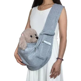 Comparer les prix de Sac à dos pour chien jusquà 15 kg - Sac de transport pour chien - Harnais pour chien avec sangle ouverte réglable - Convient aux