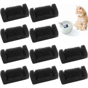 Meilleurs prix pour 10pcs filtres mousse  – pour fontaine à eau chat – anti-poussière et poils – 65x3x3 cm