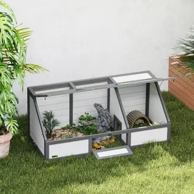 Meilleurs prix pour Enclos extérieur pour tortues sans fond facile à ouvrir blanc.